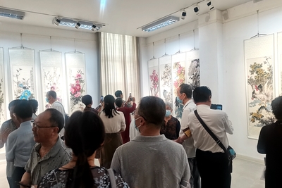 丹青繪錦繡，翰墨抒芳華——姚志興書畫作品展在山東省發(fā)展和改革委員會指導下開展